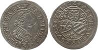 3 Kreuzer (Groschen) 1624 RDR, Haus Habsburg, Steiermark Ferdinand II., 1619 - 1637, Graz Sehr schön - vorzüglich, kl. Kr. / Vorzüglich, Walzenpr...