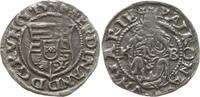Denar 1556 KB RDR, Ungarn, Königreich Ferdinand I., 1527 - 1564, Kremnitz Besser als sehr schön, feine Patina