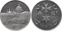 Kaiserreich Österreich, Königreich Böhmen, Prag Aluminiummedaille von Smakal, auf die Kreuzherrenkirche, Kirche des Hl. Franziskus von Assisi -