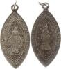 Frankreich, Stadt Paris Kleine, spitzovale tragbare Medaille Notre-Dame-des-Victoires, sog. Wundertätige Medaille Marienerscheinung 1830 -