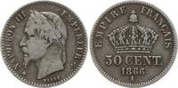 Frankreich, Kaiserreich 50 Centimes Napoleon III., 1852 - 1870, Paris -