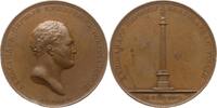 Bronzemedaille 1834 Russland, St. Petersburg Nikolaus I., 1825 - 1855, v. P. Utikin, auf die Errichtung der Alexandersäule Sehr schön - vorzüglic...
