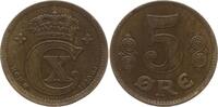 Dänemark, Königreich 5 Öre Christian X., 1912 - 1947 -