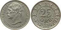 25 Öre 1911 Dänemark, Königreich Frederik VIII., 1906 - 1912 Vorzüglich
