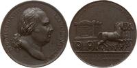 Eisengussmedaille 1815 Frankreich, Königreich, Paris Louis XVIII., v. Andrieu u. Puymaurin, a.d. Exhumation v. Louis XVI. u. Marie A. Sehr selten...