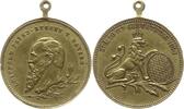 Bayern, Königreich Tragbare Messingmedaille Luitpold, Prinzregent, 1886-1912, auf seinen 70. Geburtstag -