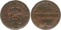 Preußen, Königreich 3 Pfennig Wilhelm I., 1861 - 1888 -