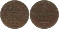 Preußen, Königreich 3 Pfennig Wilhelm I., 1861 - 1888 -