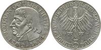 5 Mark 1964 J Bundesrepublik Deutschland Fichte Besser als vorzüglich mit feiner Patina