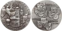 Böhmen - Landskron, Stadt Wildenschwerdt Silbermedaille (900) Tschechische Numismatische Gesellschaft (CNS), 20 J. Zweigstelle Usti nad Orlici -