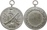 Thüringen, Stadt Geisa (Rhön) Tragbare versilberte Bronzemedaille Schützenmedaille, Scharfes Auge sichre Hand und ein Herz fürs Vaterland -