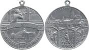 Frankfurt, Stadt Tragbare Aluminiummedaille Schützenmedaille, 17, Deutsches Bundesschiessen, Stadtansicht -