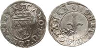 Double Denier o.J. (1545 - 1608) Lothringen, Herzogtum Charles III., 1545 - 1608, Nancy, mit Gegenstempel Adler Sehr schön - vorzüglich, durch Ge...