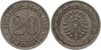 Kaiserreich Deutschland 20 Pfennig -