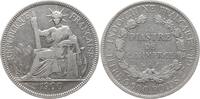 1 Piaster 1900 A Französisch Indochina  Fast sehr schön
