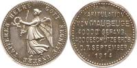 Deutschland, Kaiserreich, Erster Weltkrieg Miniatur Silbermedaille Siegespfennig der Medaillenserie Kube, Nr. 31, Kapitulation von Maubeuge -