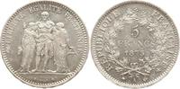 Frankreich, 3. Republik 5 Francs Paris -