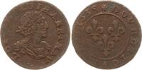 Frankreich, Königreich Double Tournois Ludwig XIII., 1610 - 1643, Axe Loire-Rhône, bel. und drapierte Büste -