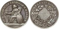 Baden-Durlach Silbermedaille Schulprämie, verliehen an M. von Friedeburg (badische Offiziersfamilie) -