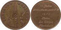 Freiburg im Breisgau, Stadt Bronzemedaille Ansicht Münster, 50 Jahre Schluchseewerk, verliehen an Dr. Wörne, Karlsruhe -