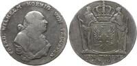 Brandenburg-Preußen Taler Friedrich Wilhelm II., 1786 - 1797, Berlin, Variante geschlossene 4 -