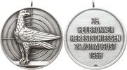 Heilbronn, Stadt Tragbare Silbermedaille Schützenmedaille, 26. Heilbronner Herbstschiessen 24/31 August 1958 -