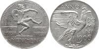 Silbermedaille 1906 D Bayern, Königreich, Stadt München auf das 15. Deutsche Bundesschiessen in München Sehr schön - vorzüglich, viele kl. Kr. un...