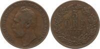 5 Öre 1863 Schweden, Königreich Carl XV., 1859 - 1872 Sehr schön