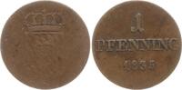 Bayern, Königreich 1 Pfennig Ludwig I., 1825 - 1848 -