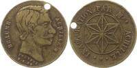Frankreich, 3. Republik, Stadt Paris Messing - Jeton Werbemarke des Zahnarztes Dr. Achille Barborin für die Salbe Beaume Achille -