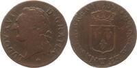 Frankreich, Königreich 1/2 Sol Ludwig XVI., 1774 - 1793, Lille -