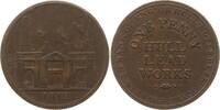 Großbritannien, Königreich, Yorkshire 1 Penny Token George III., 1760 - 1820, Hull Lead Works , I.K. Picard -