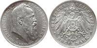 Kaiserreich Deutschland, Königreich Bayern 3 Mark Luitpold, Prinzregent, 1886 - 1912 -