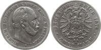Kaiserreich Deutschland, Königreich Preußen 2 Mark Wilhelm I., 1861 - 1888 -