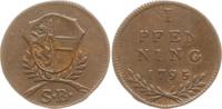 Salzburg, Erzbistum 1 Pfennig Hieronymus Graf Colloredo, 1772 - 1803 -