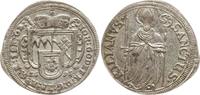 Würzburg, Bistum Schilling Johann Gottfried II. von Guttenberg, 1684 - 1698, Jz. im Stempel geändert -