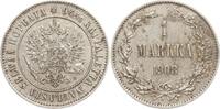Finnland 1 Markka Nikolaus II. von Russland, 1894 - 1917 -