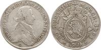Würzburg, Bistum 20 Kreuzer Franz Ludwig von Erthal 1779-1795, geschlossener Kranz beim Wappen -