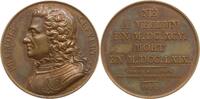 Frankreich, Königreich Bronzemedaille Suite Durand, v. Caqué, auf den Heerführer Francois de Chevert, 1695 - 1769 -