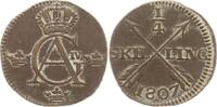 Schweden, Königreich 1/4 Skilling Gustav IV. Adolf, 1792 - 1809 -