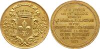 Frankreich, 3. Republik Vergoldete Zinnmedaille Nominierung von General Faidherbe durch die Bürger von Lille am 8. Februar -