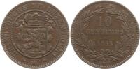 Luxemburg 10 Centimes Wilhelm III., 1849 - 1890 -