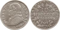 Vatikan 10 Soldi Pius IX., 1846 - 1878 -