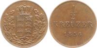 Württemberg, Königreich Cu 1/2 Kreuzer Wilhelm I., 1816 - 1864 -