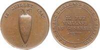 Frankreich, Königreich Bronzemedaille Louis Philippe I., 1830 - 1848, Sign. AB, Tod Ferdinand Philippe Duc d'Orleans -