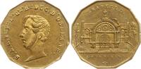 Frankreich, Königreich 12-eckige Bronzemedaille Louis Philippe I., 1830 - 1848, Ferdinand Duc d'Orléans, Chapelle Ferdinand -