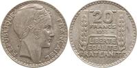 Frankreich, 3. Republik 20 Francs Rameaux longs -