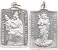 Waldfischbach-Burgalben Tragbare kleine Aluminiumplakette Wallfahrtsort Maria Rosenberg, 24 mm x 17 mm -
