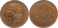 Frankreich, 3. Republik, Paris Bronzemedaille v. Barre, auf die 2. Internationale Ausstellung -