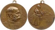 Kaiserreich Österreich Tragbare Bronzemedaille Franz Joseph I., v. Marschall, Heil Franz Josef Heil Elisen Segen ... -